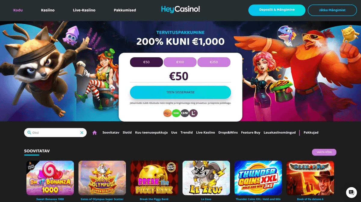 Hey Casino Bonussen en Promocodes 2026: Jouw Ultieme Gids image 1
